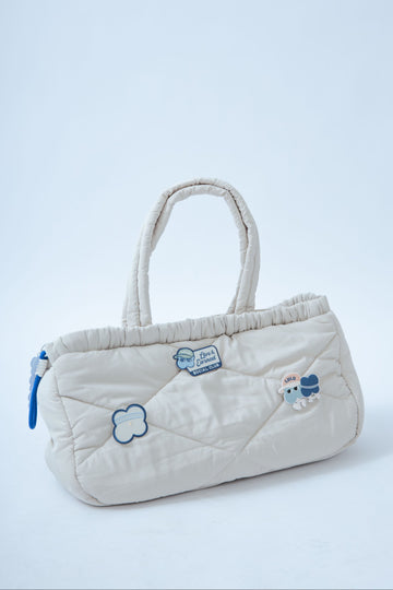 On & Off Quilted Tote Bag-LULU Edition (Bone)