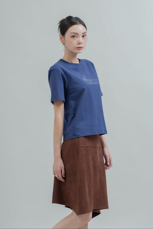 SHOPLOOOH Take It Easy Tee (Navy)