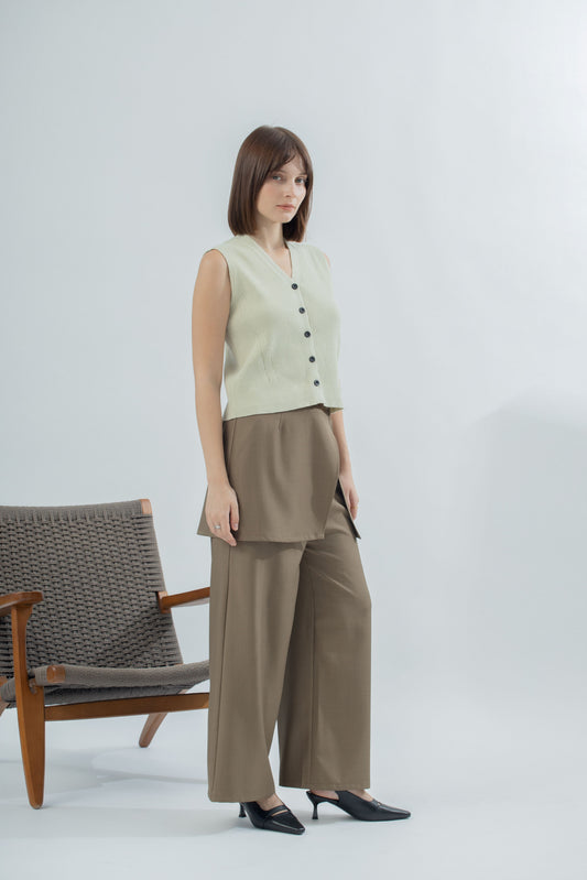 Skirt Overlay (Dark Brown)