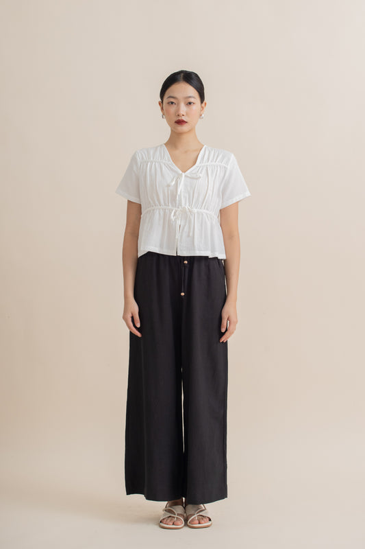 Relax Wide Leg Pants (Black)