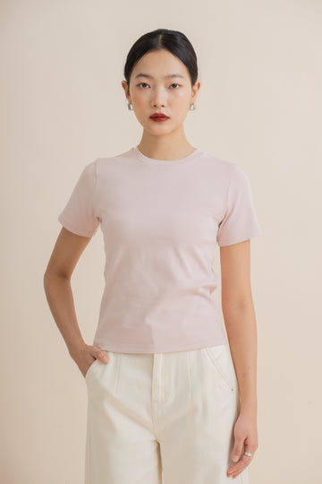 Basic Crew Neck Short Sleeve Tee