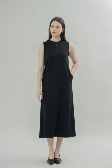 Centerline Two Way Sleeveless Dress (Black)