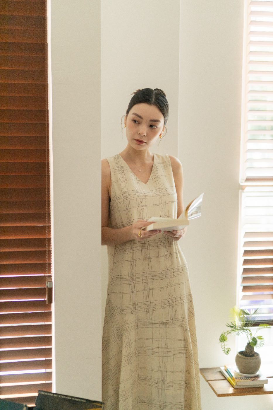 SHOPLOOOH Note to Self striped tailored look