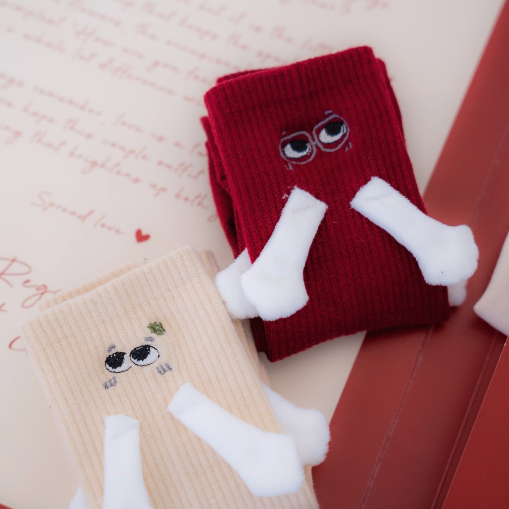 LULU 3D Embroidery Socks Set