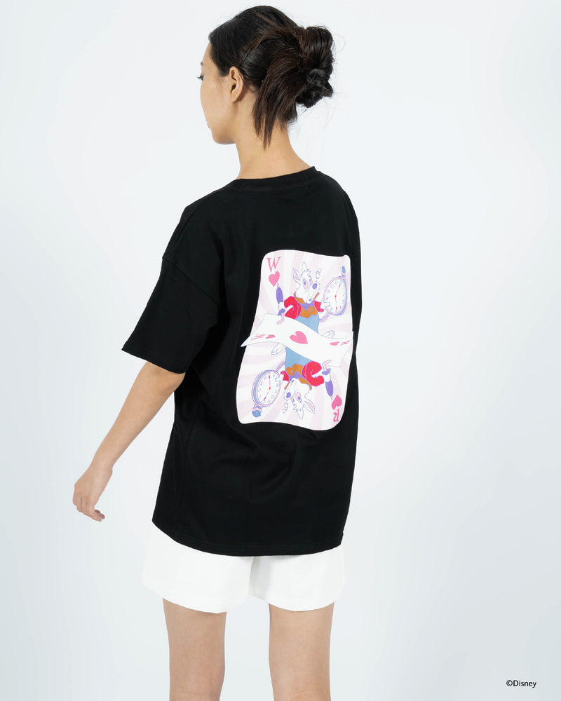 The White Rabbit Printed Tee (Black)