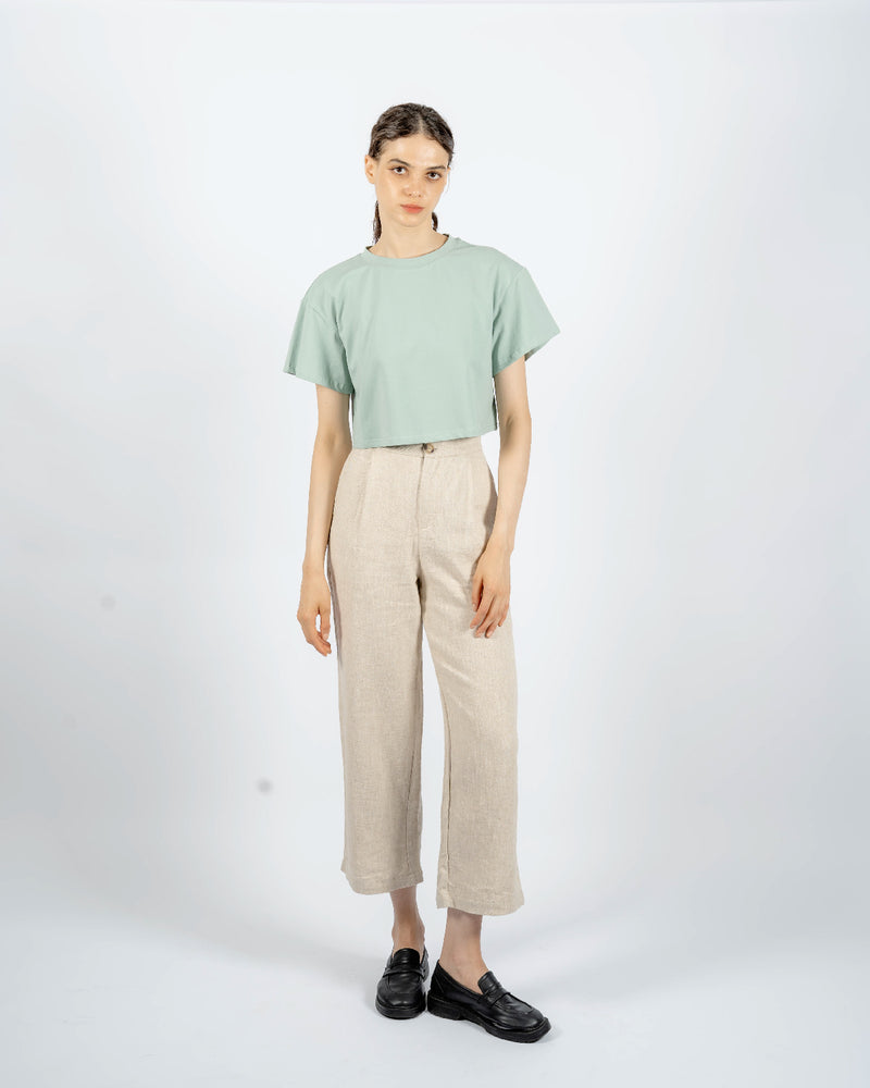 The Linen Pocket Pants (Light Khaki)
