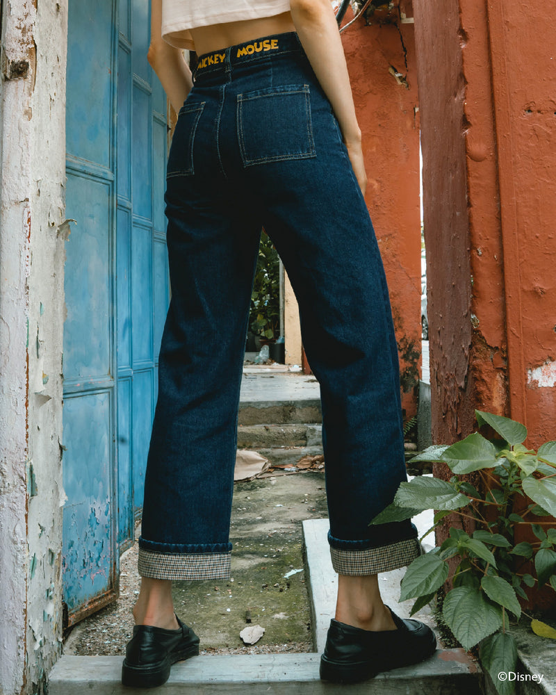 Mickey Cuffed Jeans (Denim)