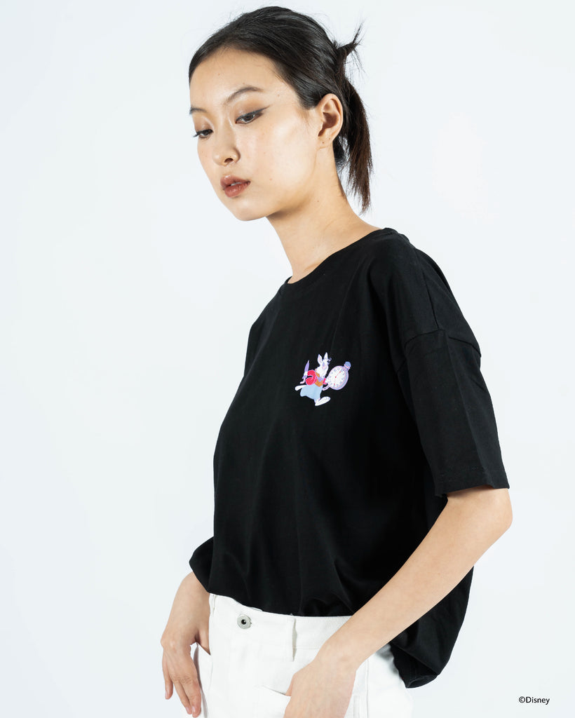 The White Rabbit Printed Tee (Black)