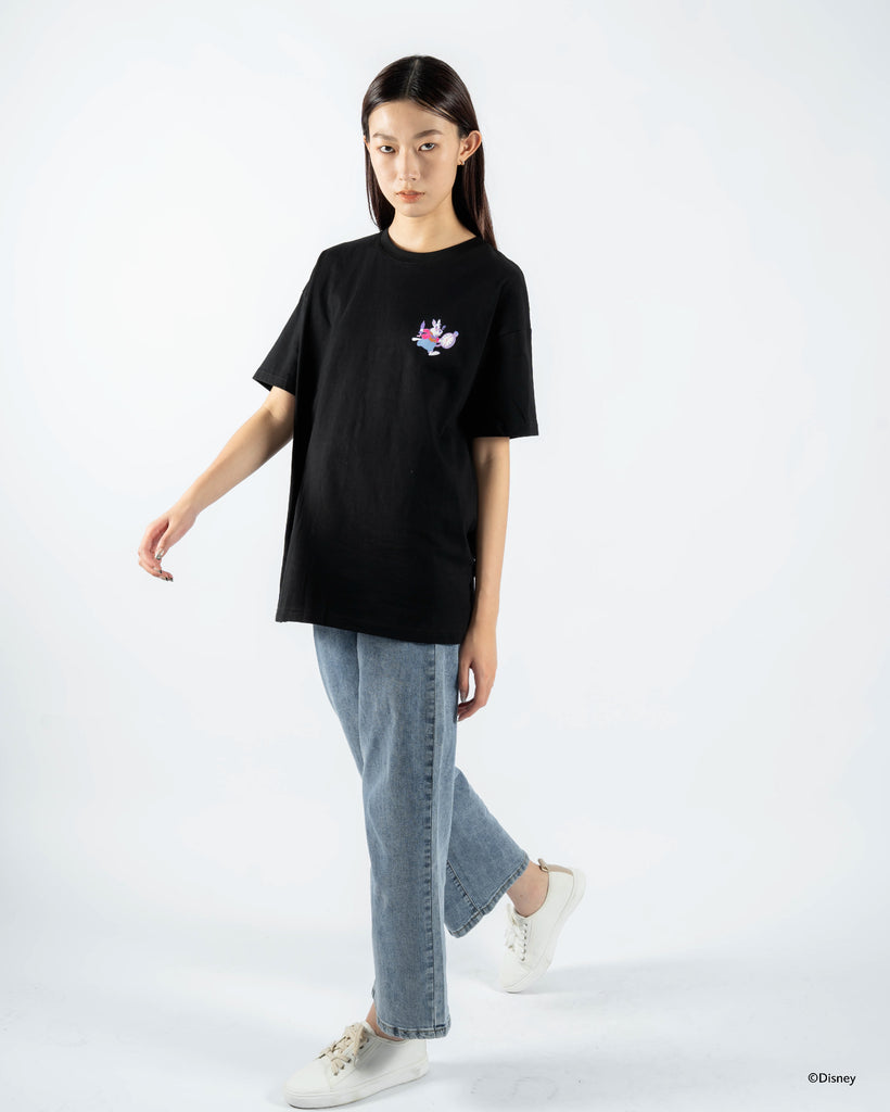 The White Rabbit Printed Tee (Black)