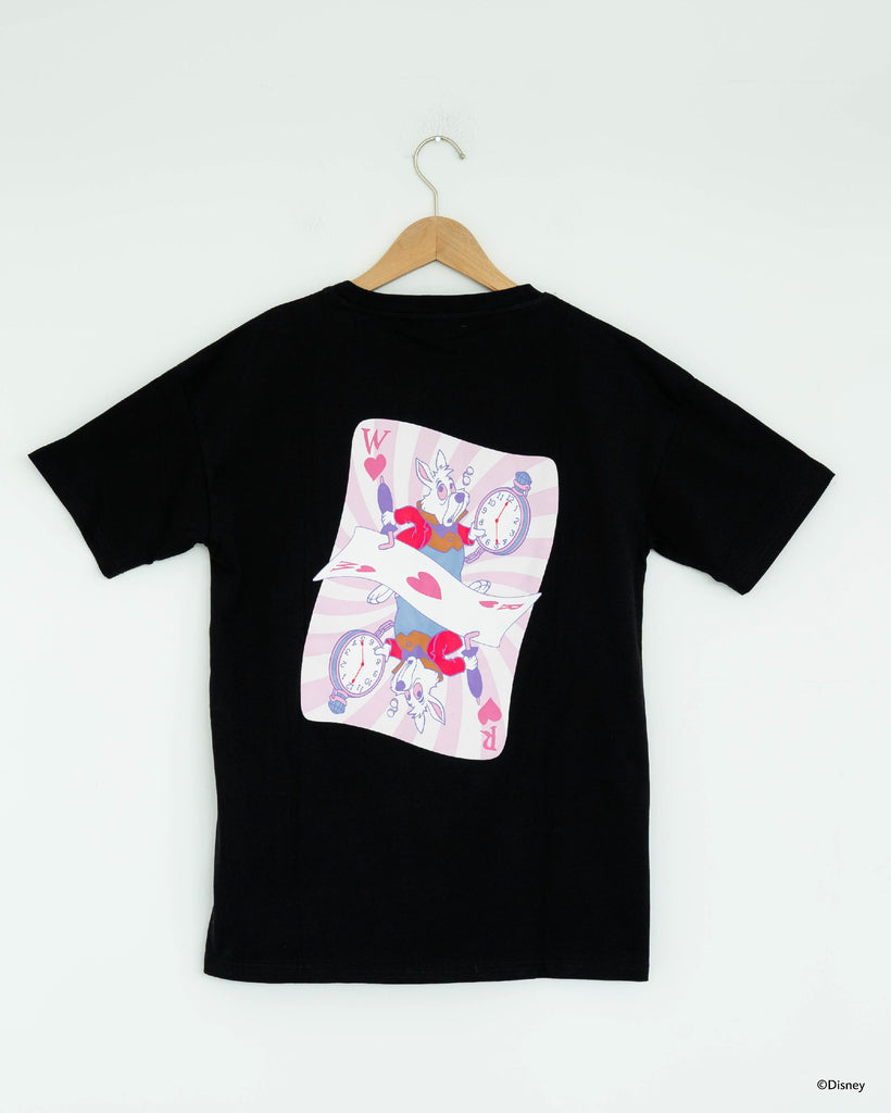 The White Rabbit Printed Tee (Black)