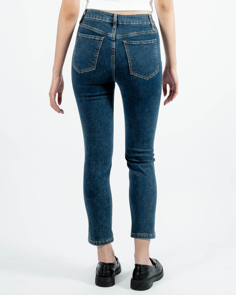 High Waist Skinny Jeans (Denim)