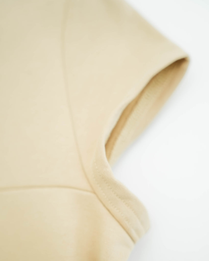 Cutline Short Sleeve Dress (Khaki)