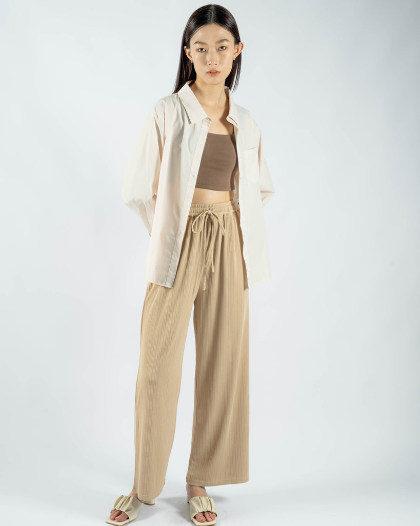 Ava Multi-Wear Shirt (Cream)