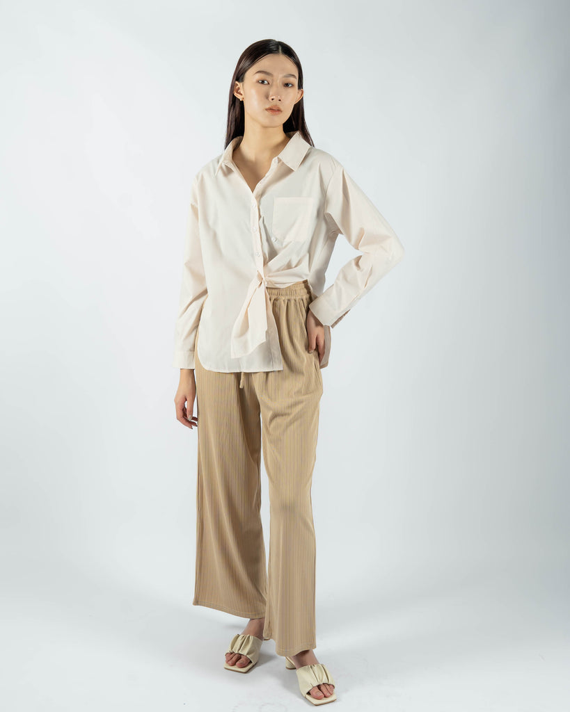Ava Multi-Wear Shirt (Cream)