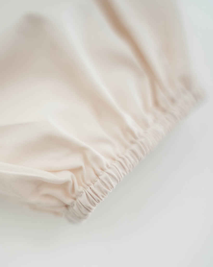 Elna Long Sleeve Two-Way Blouse (Cream)