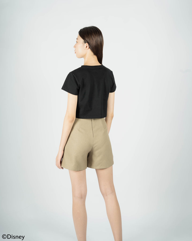 Alice In Wonderland Embroidery Skort (Khaki)