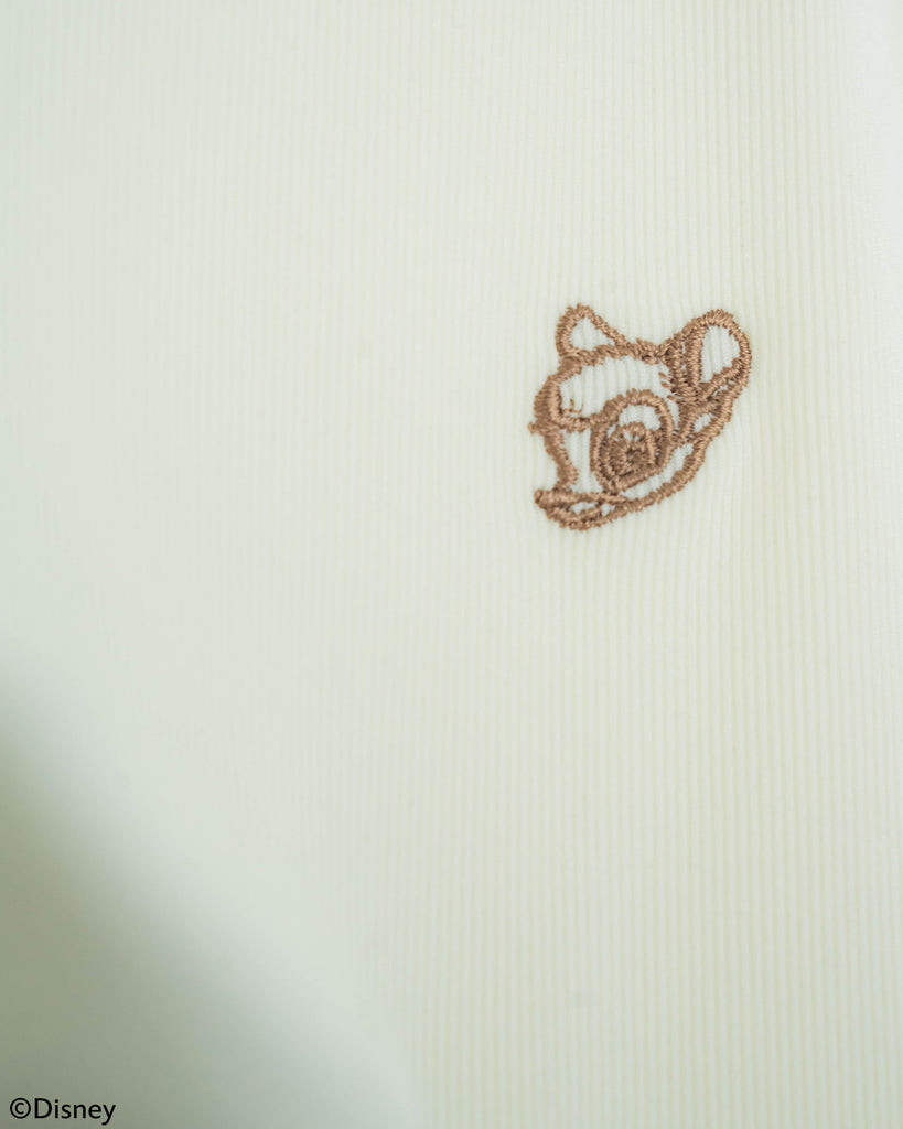 Bambi Embroidery Tank Top (Ivory)