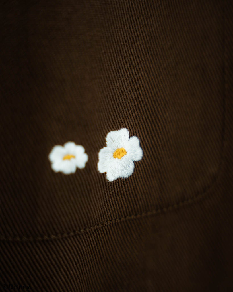 Bambi Meets Flowers Straight Pants (Brown)