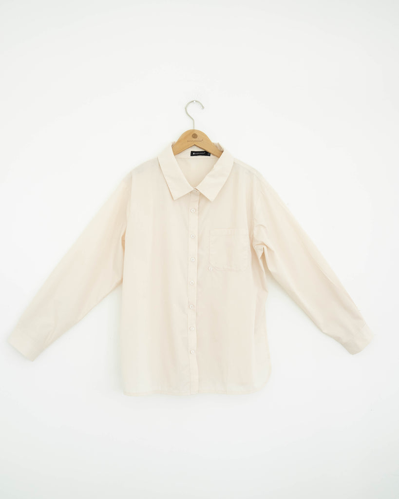Ava Multi-Wear Shirt (Cream)_Front