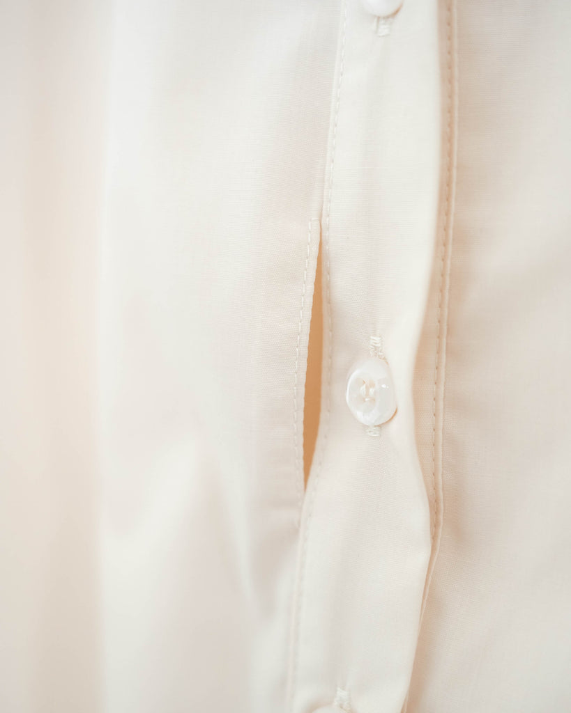 Ava Multi-Wear Shirt (Cream)_Front Button Opening