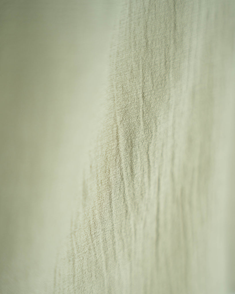 Mandarin Collar Sleeveless Blouse (Ash Green)