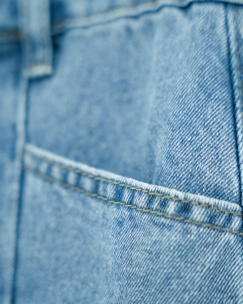Zoe Denim A-Line Skirt (Denim)