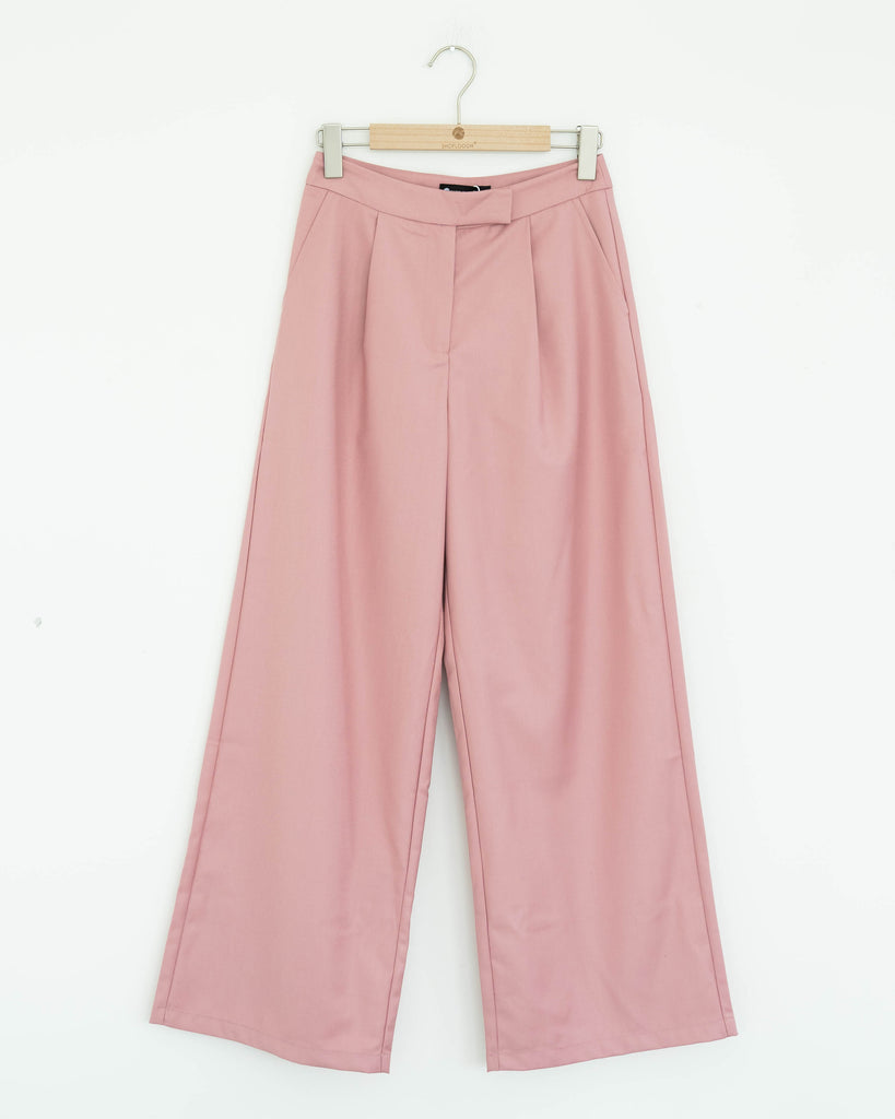 Charmane Straight Cut Trousers (Pink)