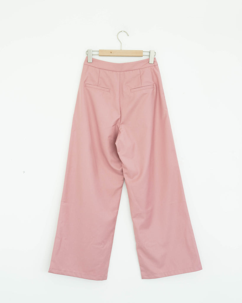 Charmane Straight Cut Trousers (Pink)