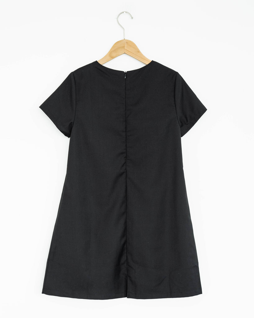 Basic A-line Dress (Black)