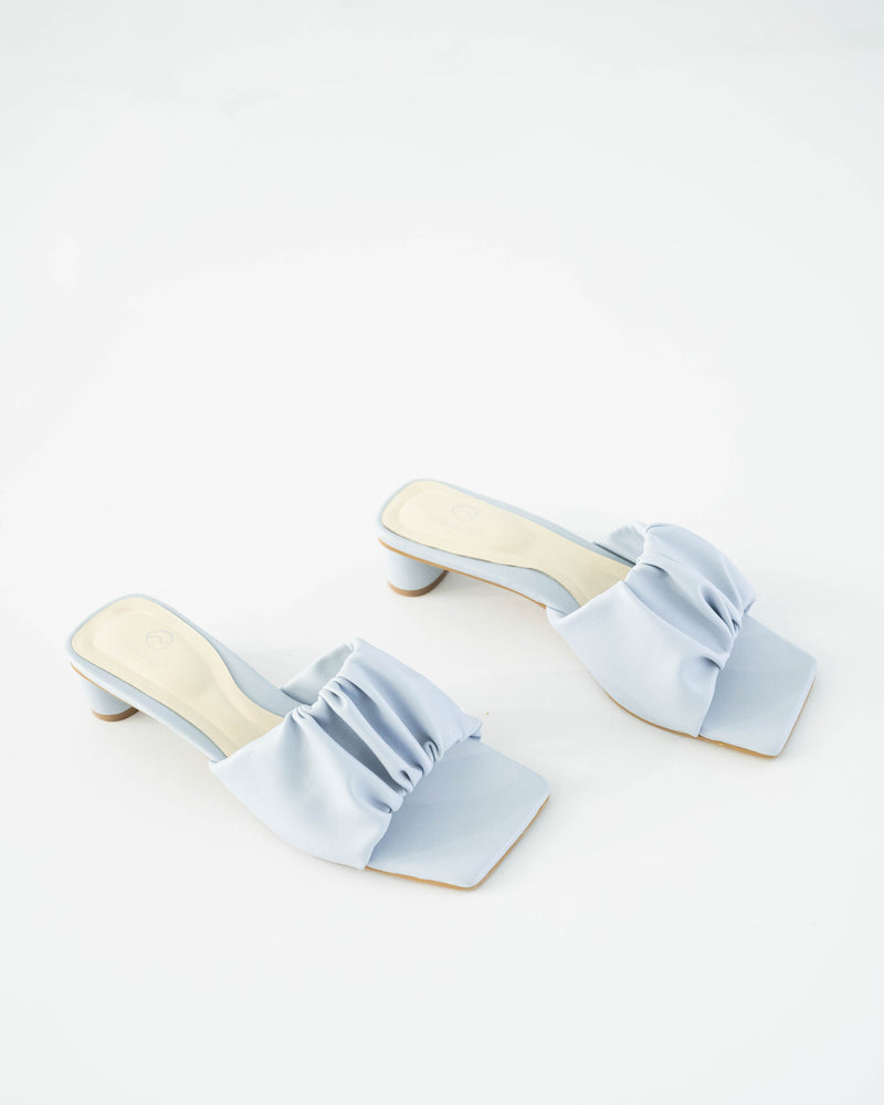 Carol Ruffles Pumps (Light Blue)