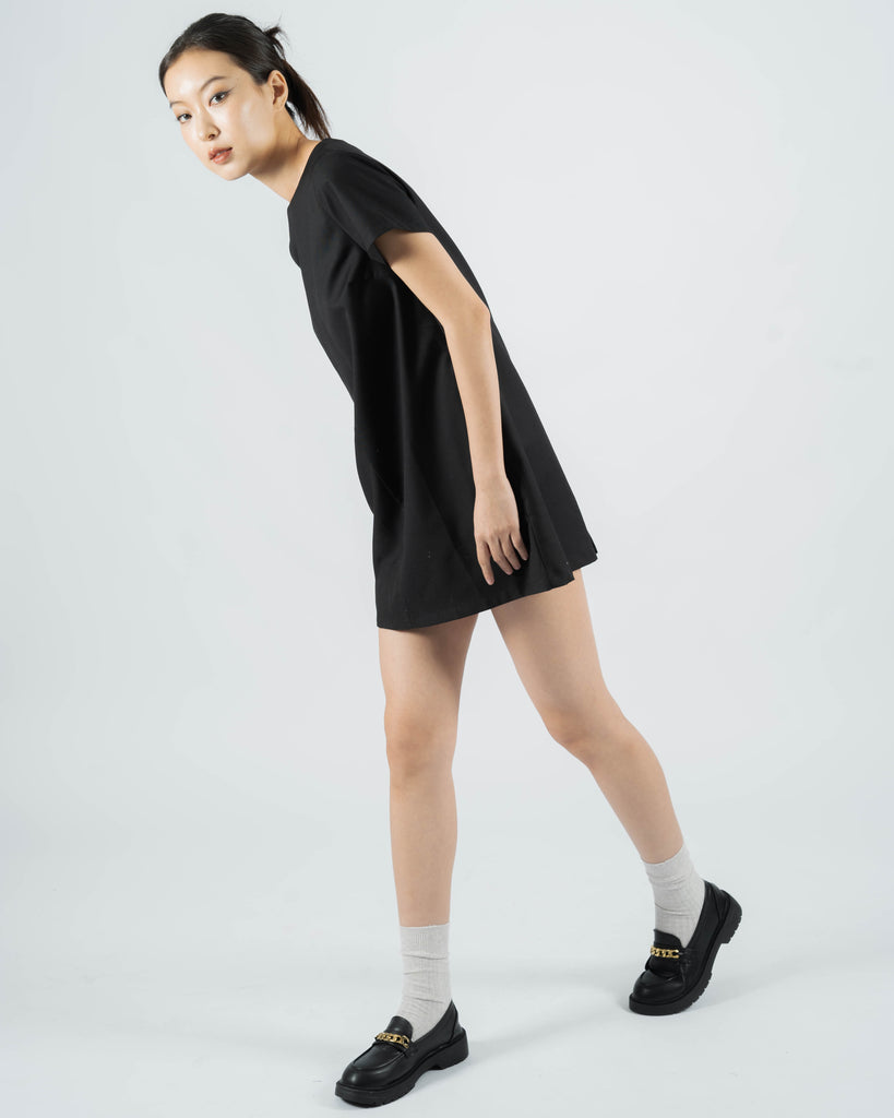 Basic A-line Dress (Black)