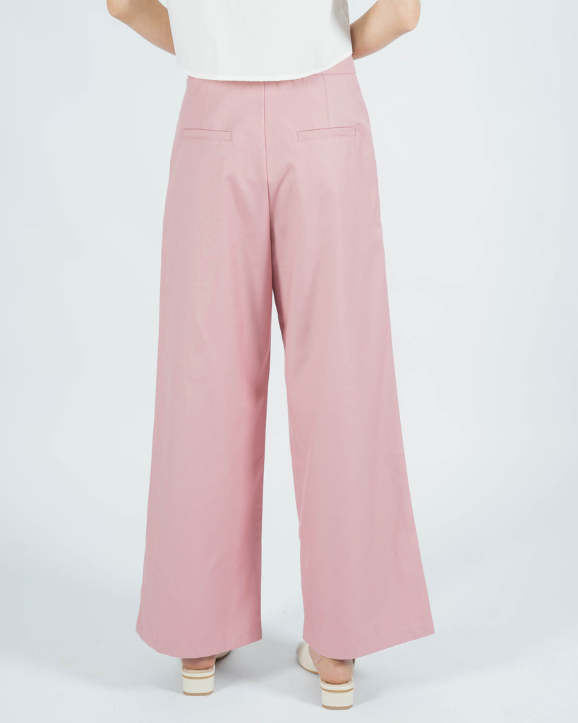 Charmane Straight Cut Trousers (Pink)