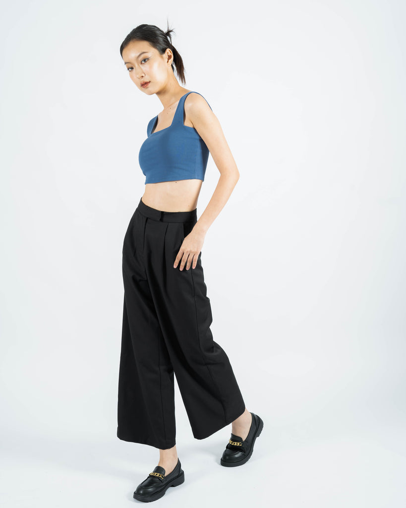 Charmane Straight Cut Trousers (Black)