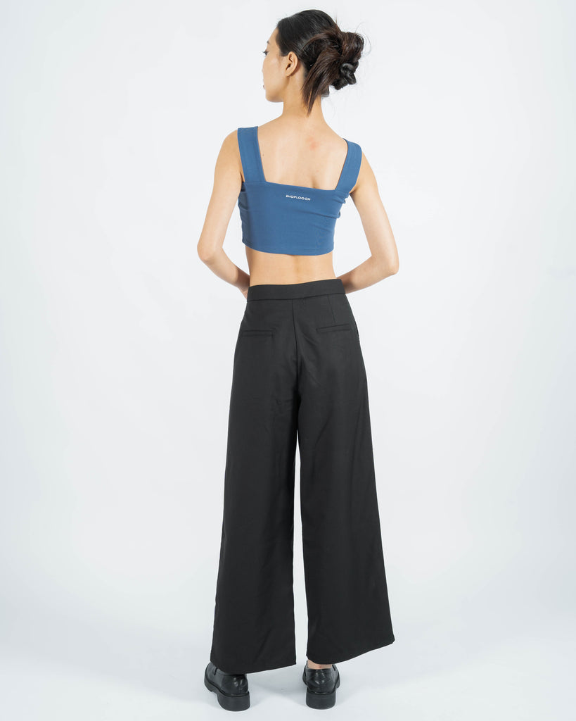 Charmane Straight Cut Trousers (Black)