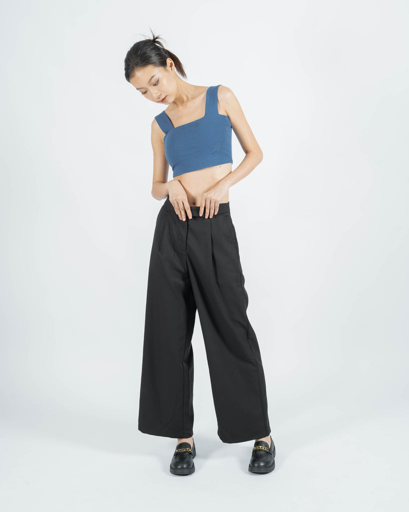 Charmane Straight Cut Trousers (Black)