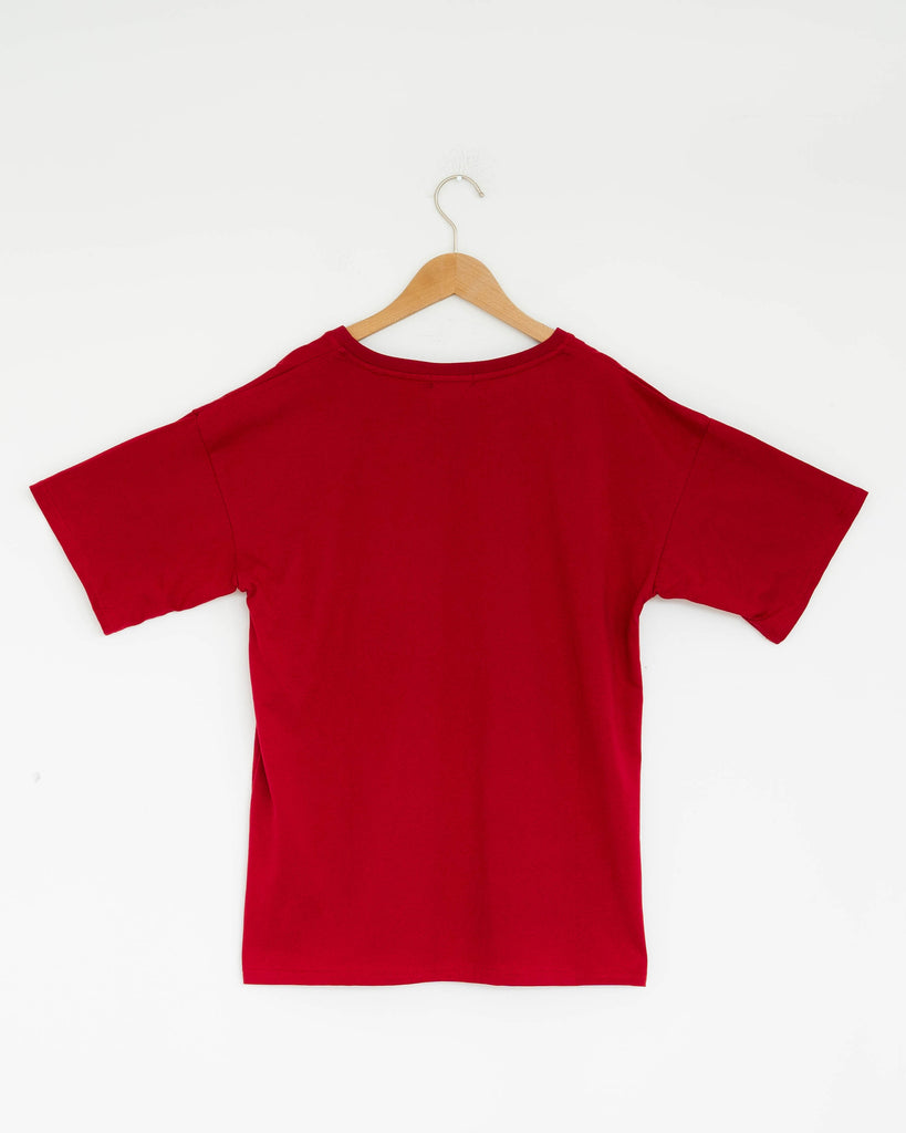Sunday Oversize Tee (Red)