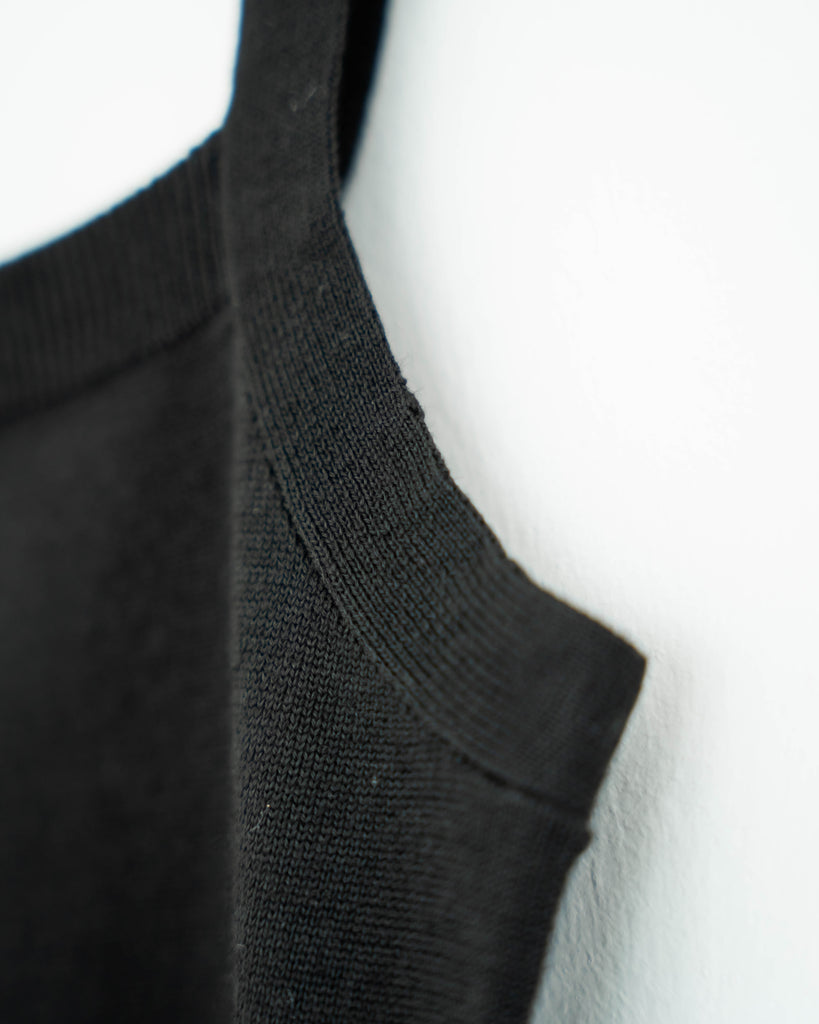 Tiana Knit Tank Top (Black)