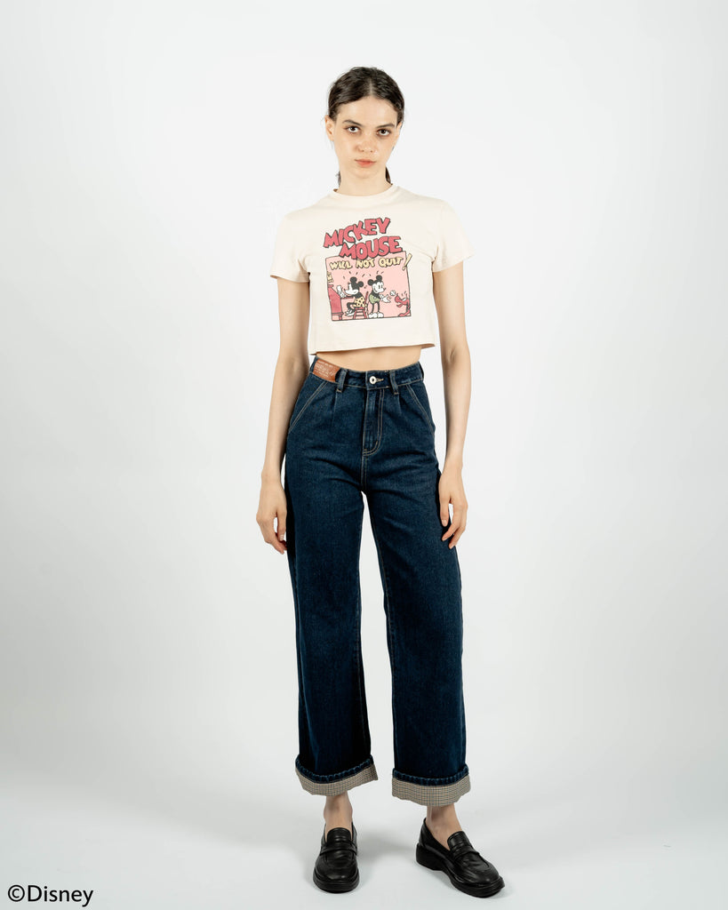 Mickey Cuffed Jeans (Denim)