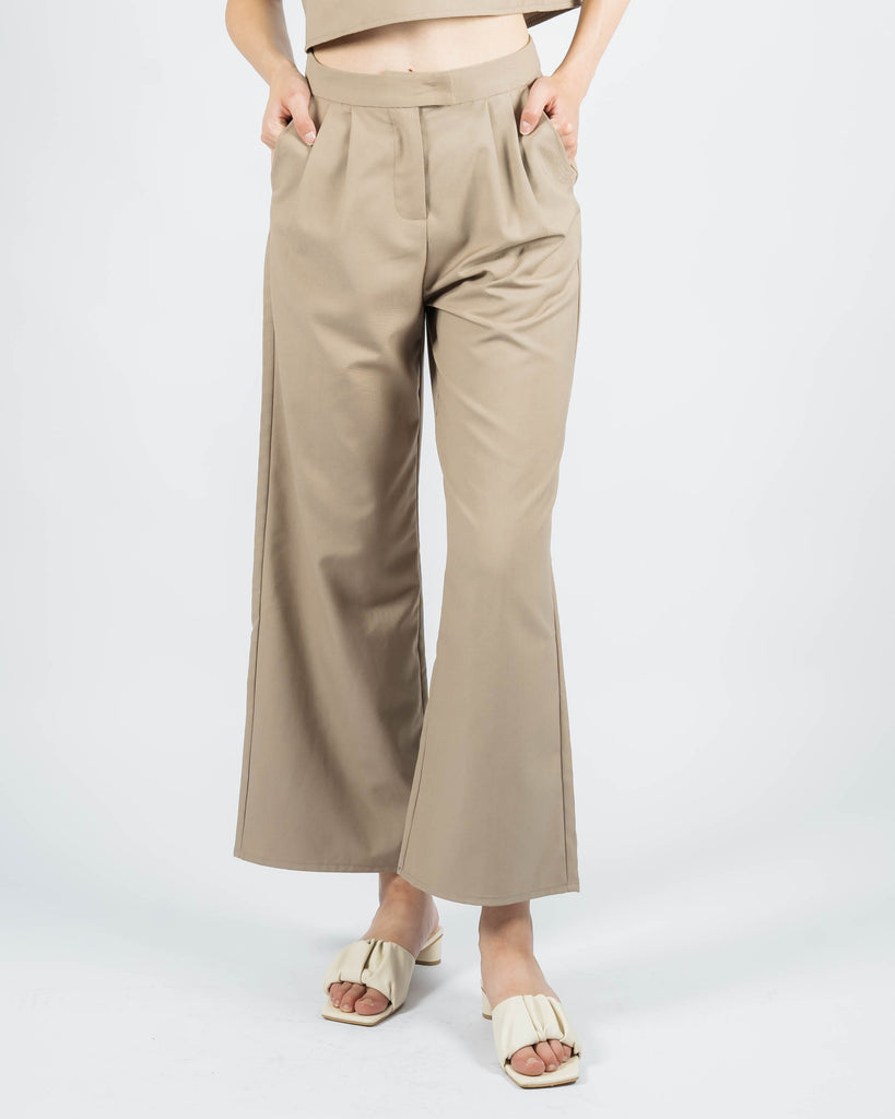 Dean Straight Cut Trousers (Khaki)