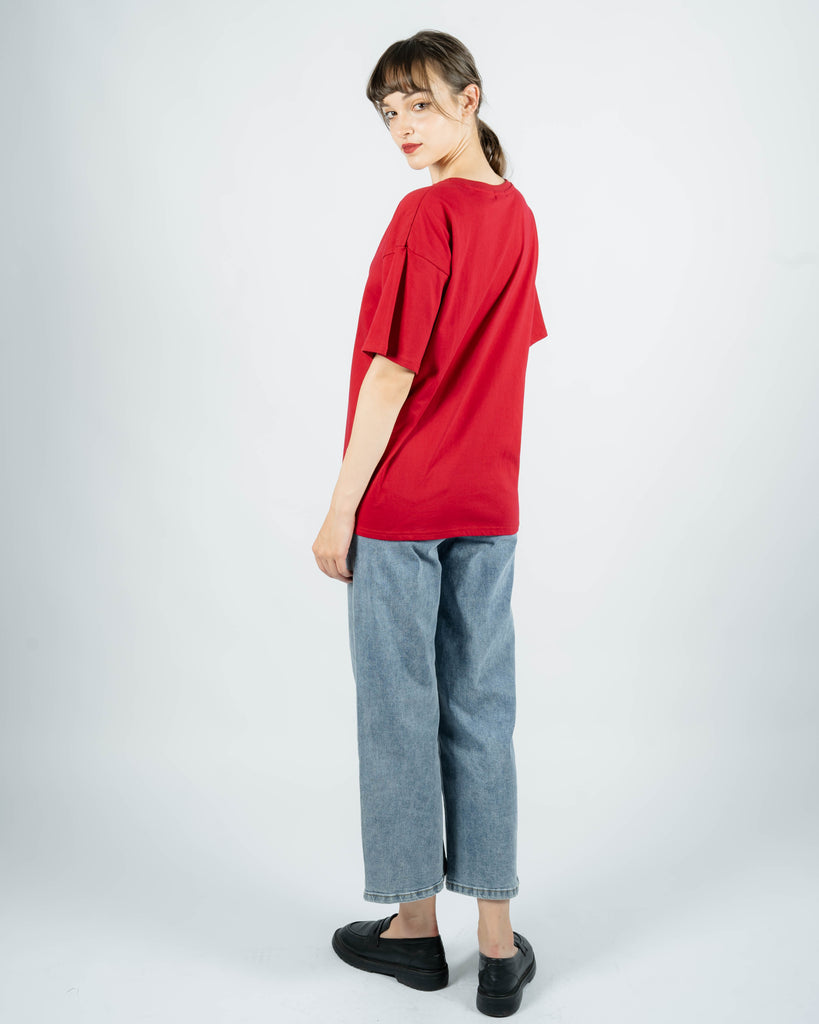 Sunday Oversize Tee (Red)
