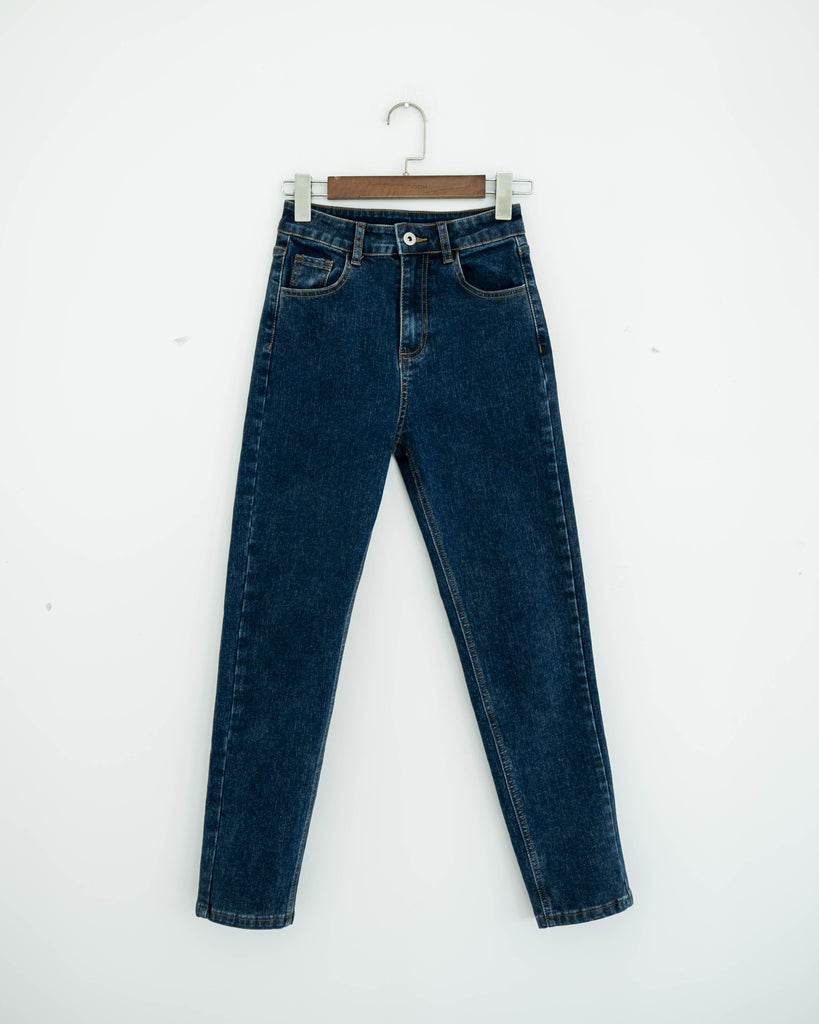 High Waist Skinny Jeans (Denim)