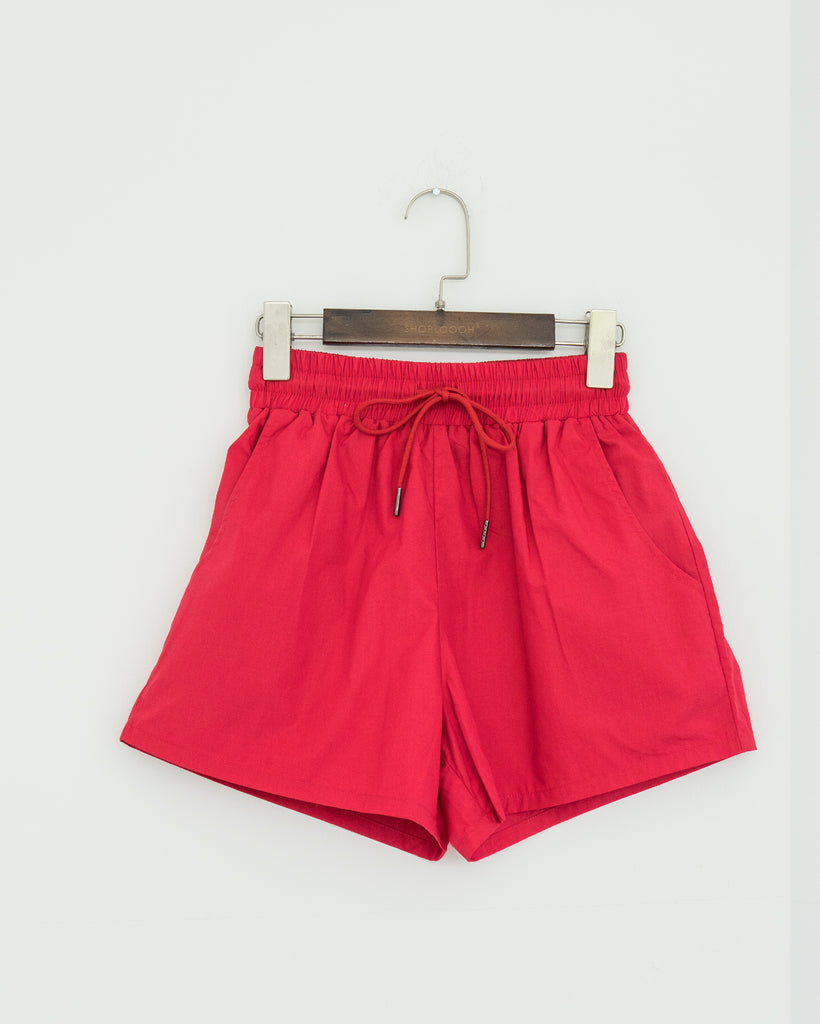 High Waist Relax Shorts (Bossy Pink)